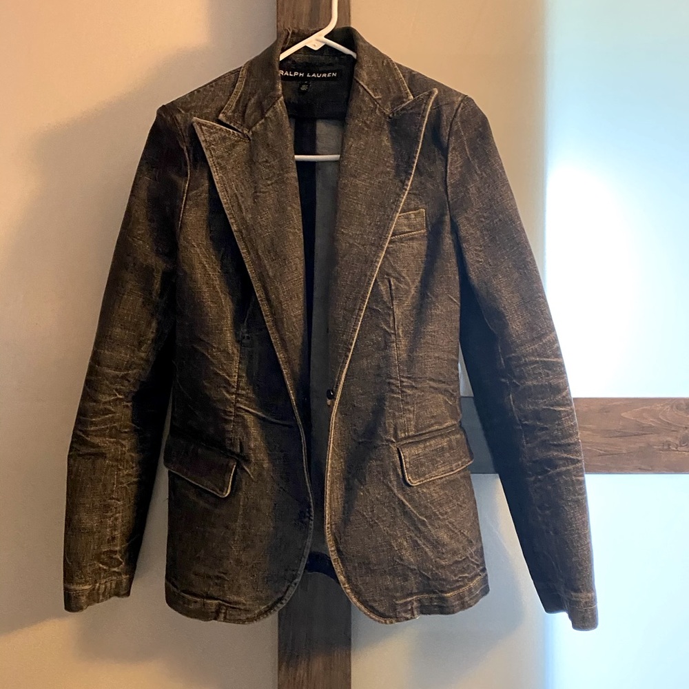 Gorgeous Ralph Lauren Jean Fur Or Furless Coat